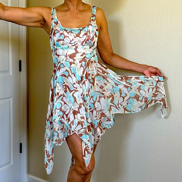 NWT Patricia Pepe, size 6 (Euro 44), silk chiffon, multi-print. - Picture 1 of 3